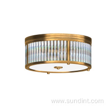 Modern Crystal Flush Mount Ceiling Light